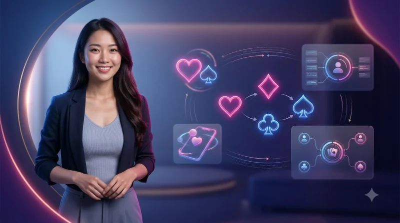ban-choi-tien-len-sang-trong-voi-anh-den-vang-va-anh-neon-xanh-minh-hoa-loi-ich-chon-nen-tang Bàn chơi tiến lên sang trọng với ánh đèn vàng và ánh neon xanh minh họa lợi ích chọn nền tảng