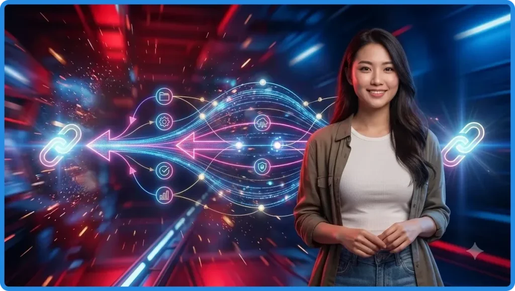 Người dùng xem điện thoại cùng các thông báo nổi bật về Tin tức